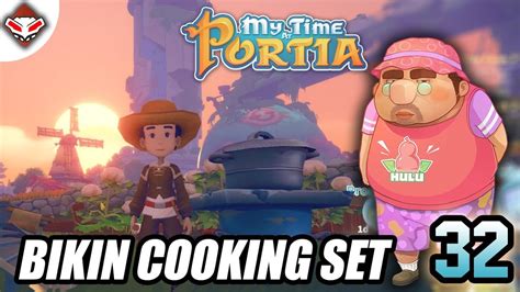 At some point in his adult life, Arlo joined the Portia branch of the Civil Corps. . Cooking set portia